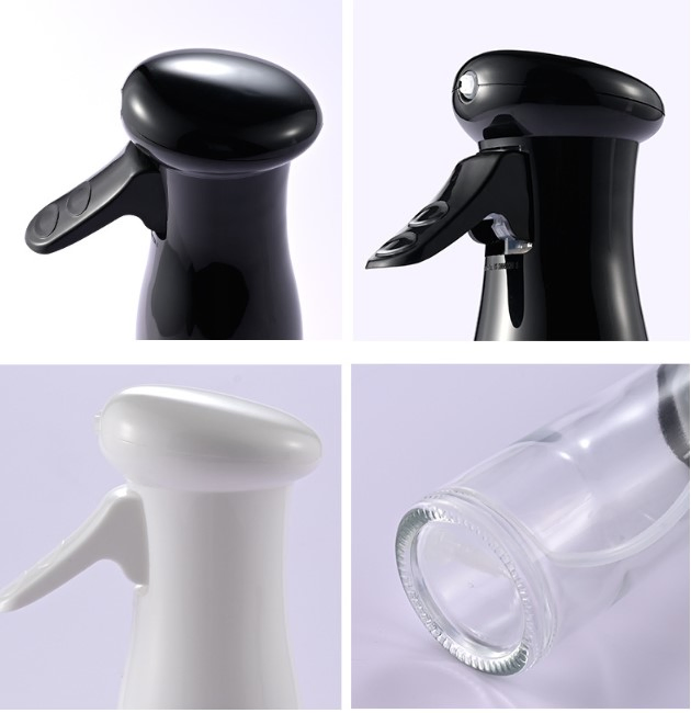Hot Sale New Design 200ml Glass Cruet Bottle Oil Sprayer