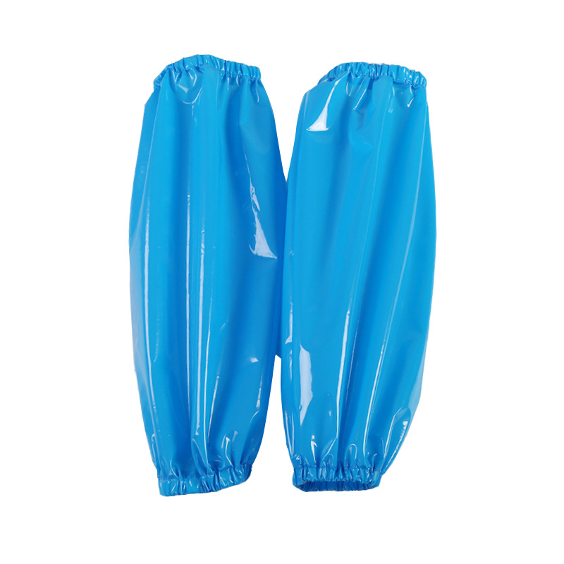 White Blue Oversleeve, Disposable Plastic PE LDPE Sleeve Cover