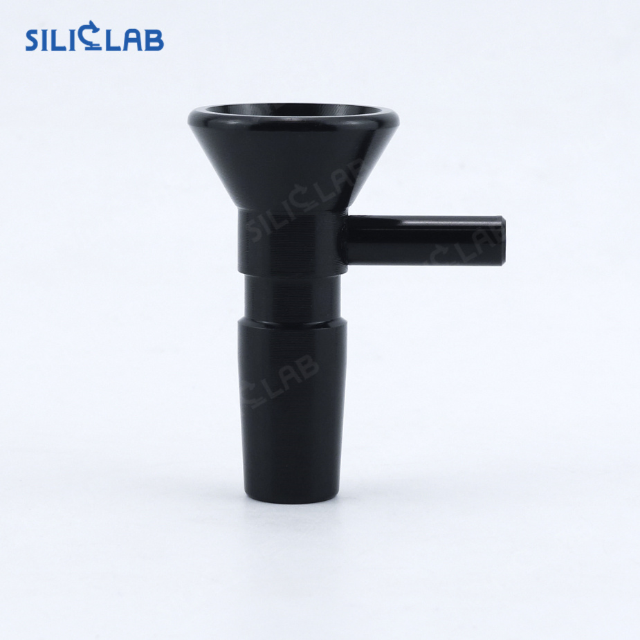 Laser Logo Smoking 14mm Handle Metal Aluminum Banger Bowl