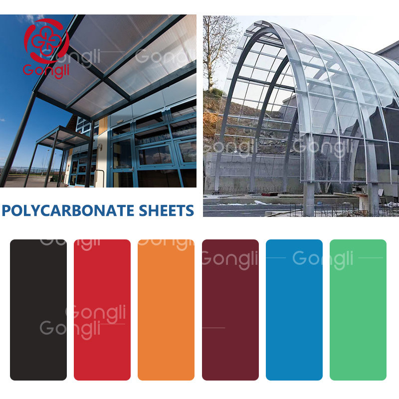 100% Bayer Raw Material UV Protected Polycarbonate Sheet
