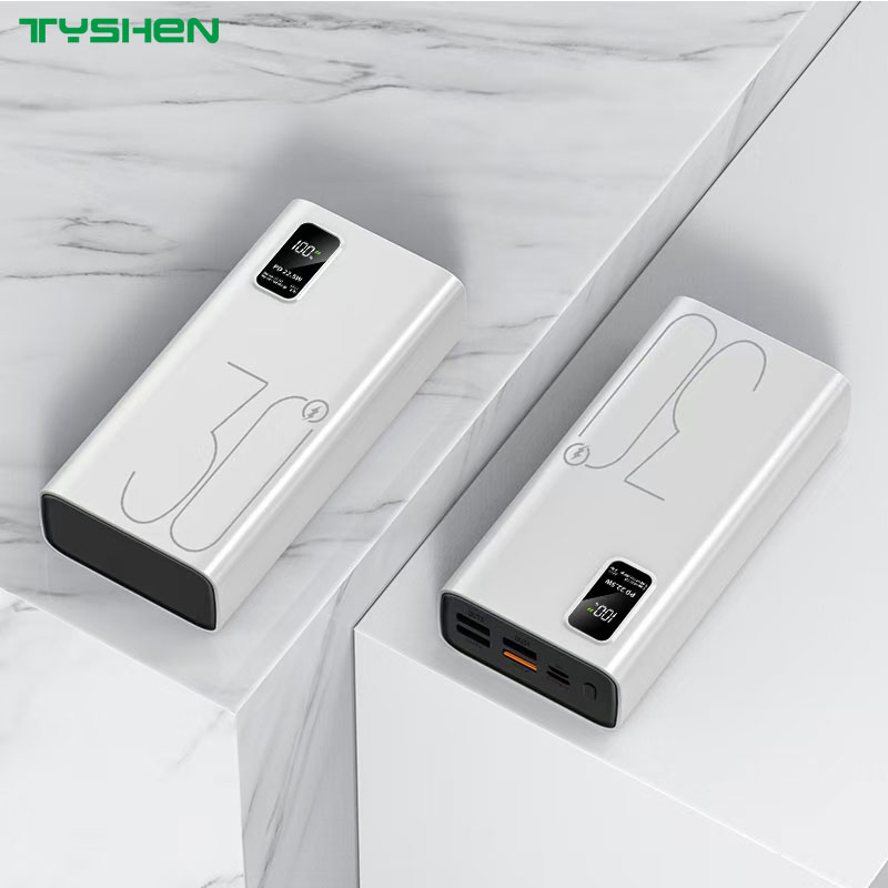 30000 mAh Large Power Bank Charger Big Capacity Support 5 Devices