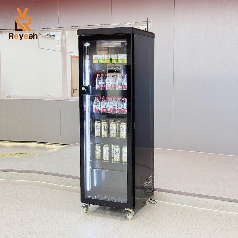 24 Hours Ai Visual Technology Service Smart Fridge Vending Verkaufsautomat with Cooling System Machine