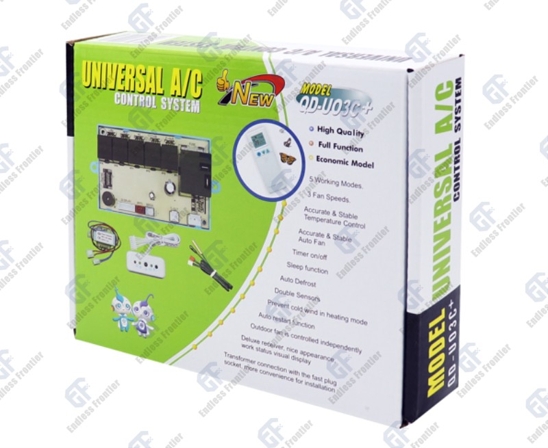 Universal AC Control Board, Compatible with Carrier Bryant Payne, 5 Wire Connection