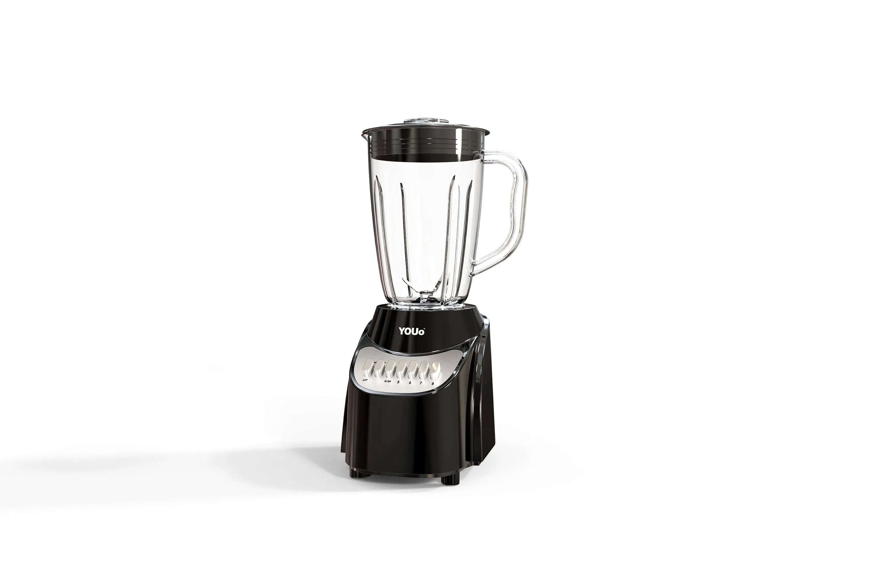 CE CB LVD EMC RoHS Approved High Power Blender Liquidizer with Detachable 4 Point Stainless Steel Blade,8 Speeds 7 Pianokey Buttons,Cord Storage,Grinder,Chopper