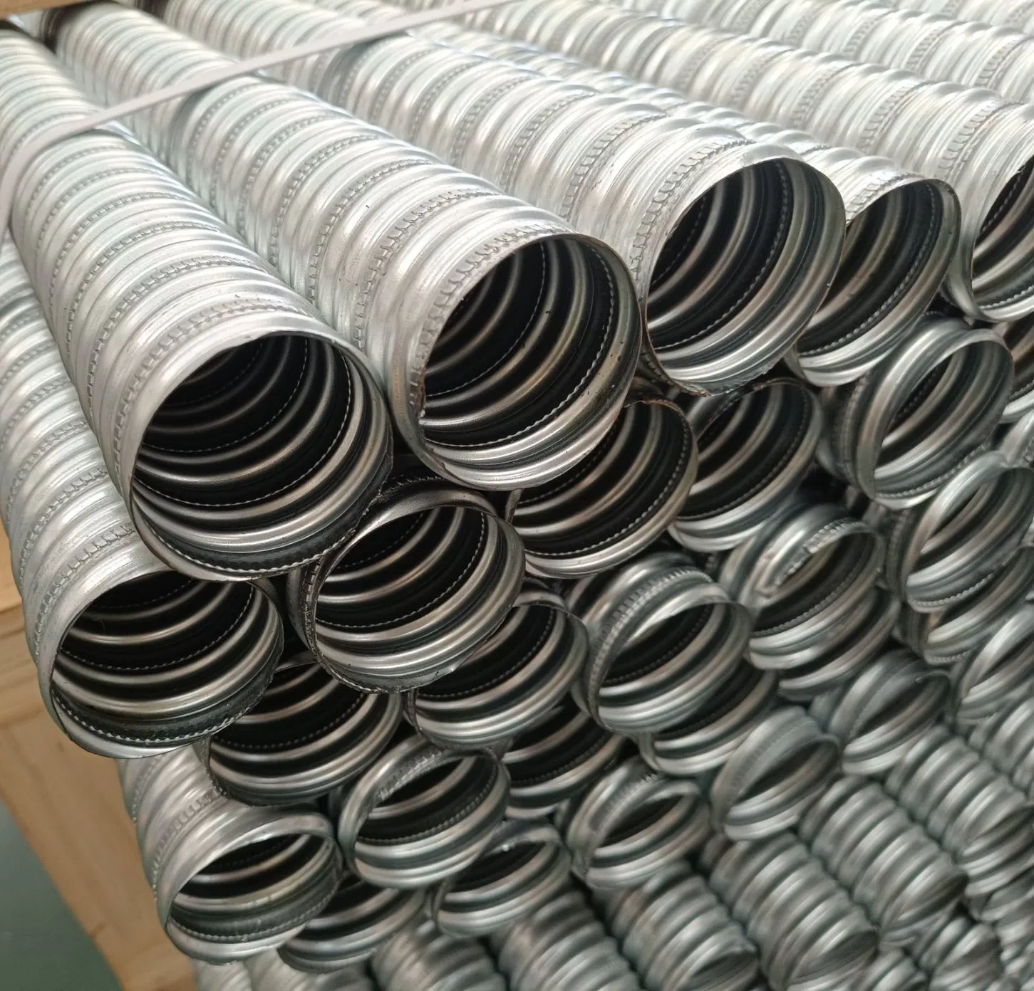 High Tension Corrugated Galvanized Metal Duct for Pre-Stressed Concrete Bridge