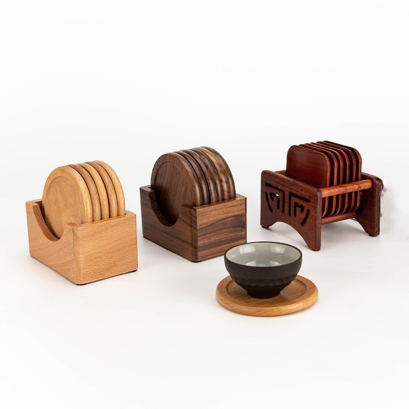 Walnut Frame with Perforated Wooden Base Cushion Mat