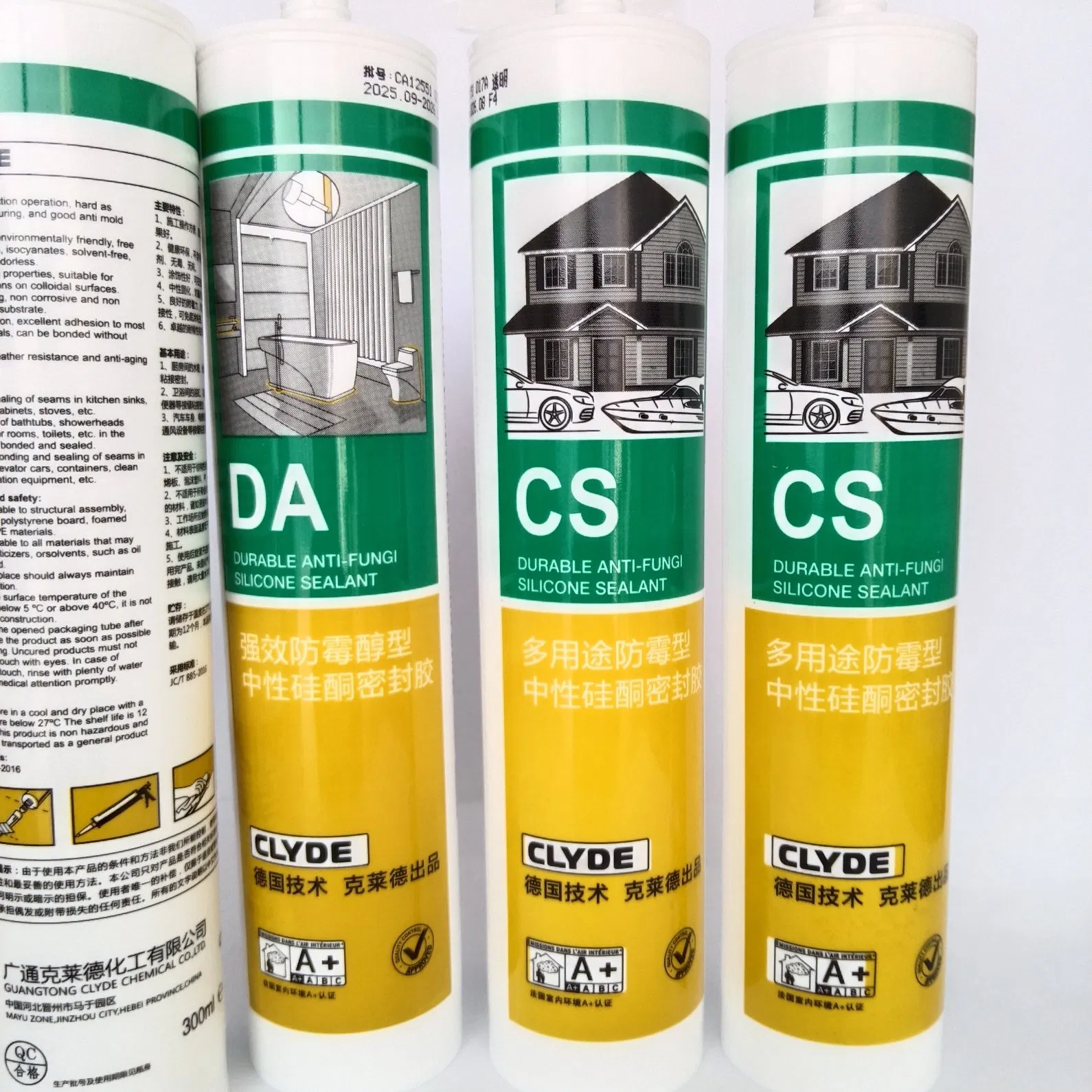 Weather Resistance Neutral Cure Silicone Sealant for Toilet
