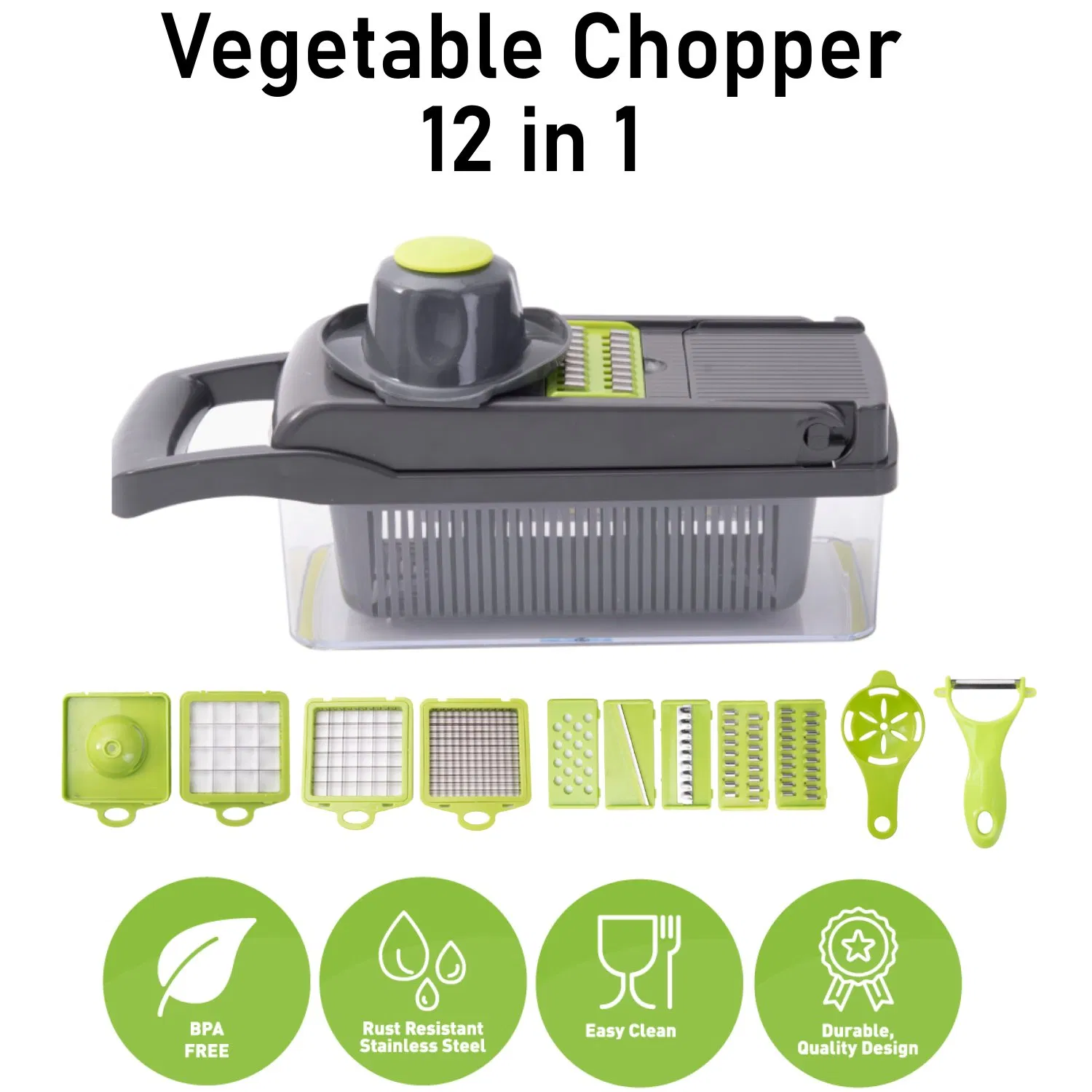 16 в 1 Многофункциональная тёрка-измельчитель для овощей