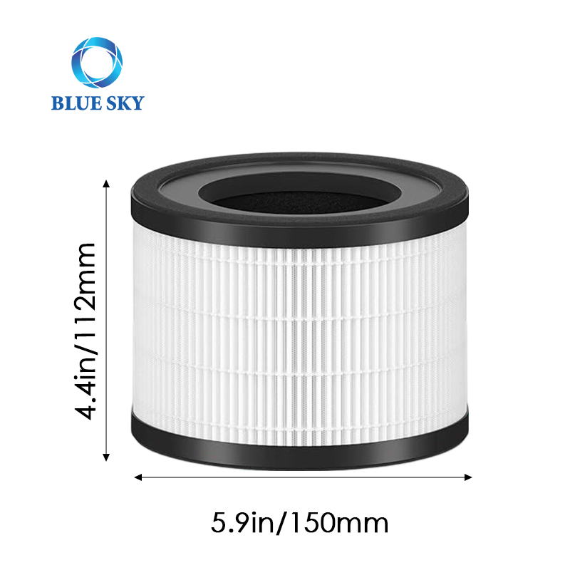 Ap-S0610L Filter Replacement True HEPA Filter Compatible with Moo-Ka 3-in-1 Ap-S0610L Air Purifier