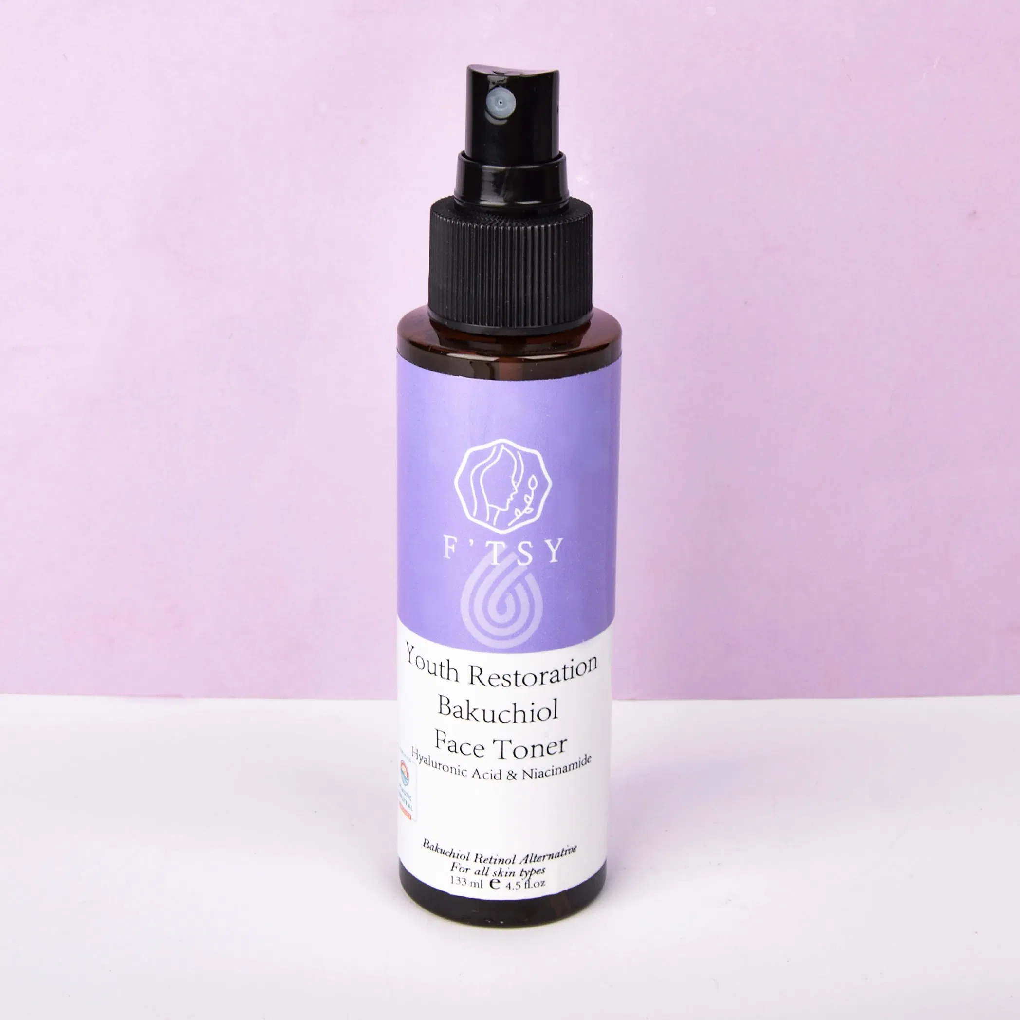 Directly Factory Vegan Brightening Anti Aging Hydrating Bakuchiol Facial Toner