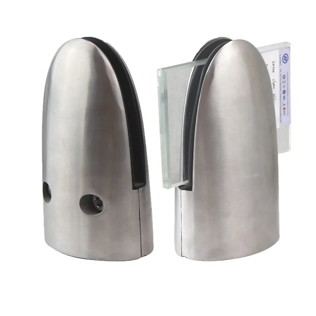 OEM Factory 2205 Never Rust Balcony Balustrade Railing Round Base Plate Glass Spigot for Fence