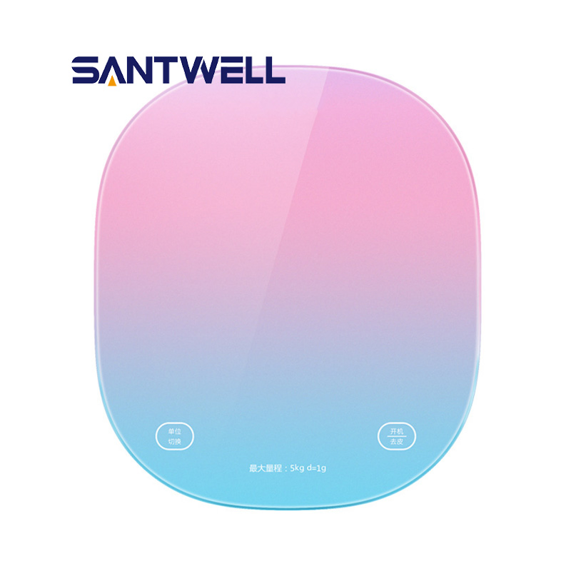 Кухонные весы Ks-2g с таймером и приложением, розовые