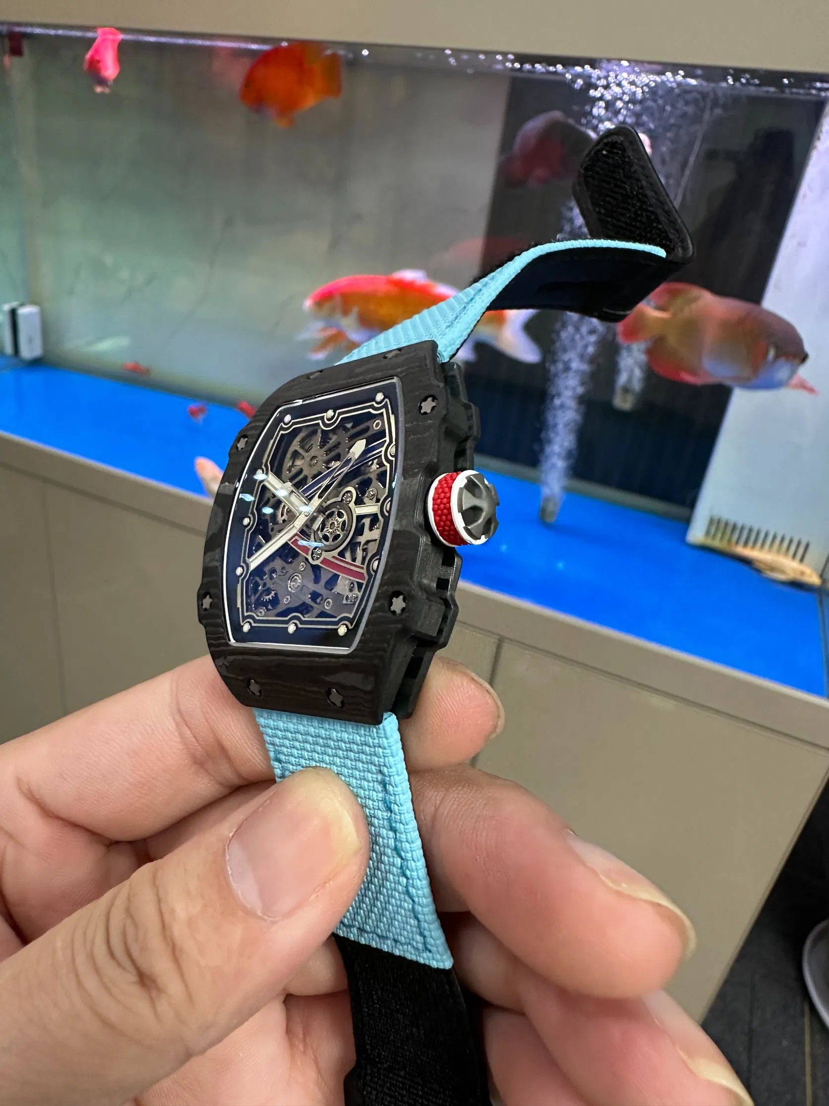 Top Luxury Watch RM 67-02 Model, AV Customized Thickness 7.8 Millimeters Weight 35 Grams