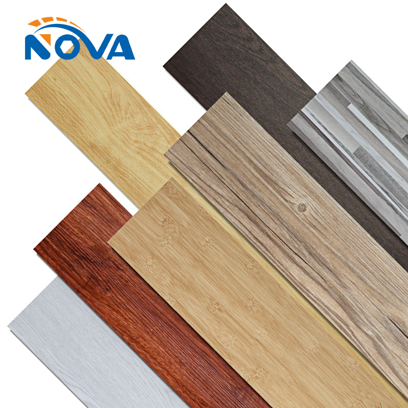 Waterproof Spot Stock Dry Back Lvt Carpet Wood Grain Floor Tile