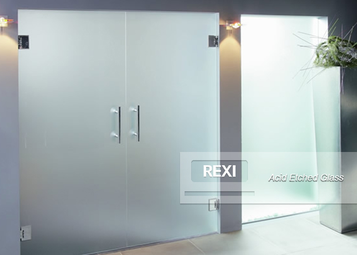4mm 5mm 6mm 8mm 10mm 12mm acid etched glass sheet satin frosted glass door with Factory Wholesale Price