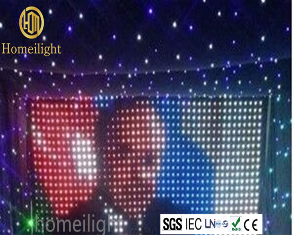 Indoor Stage Light P5cm LED Vision Curtain Backdrop LED Video Curtain for Events