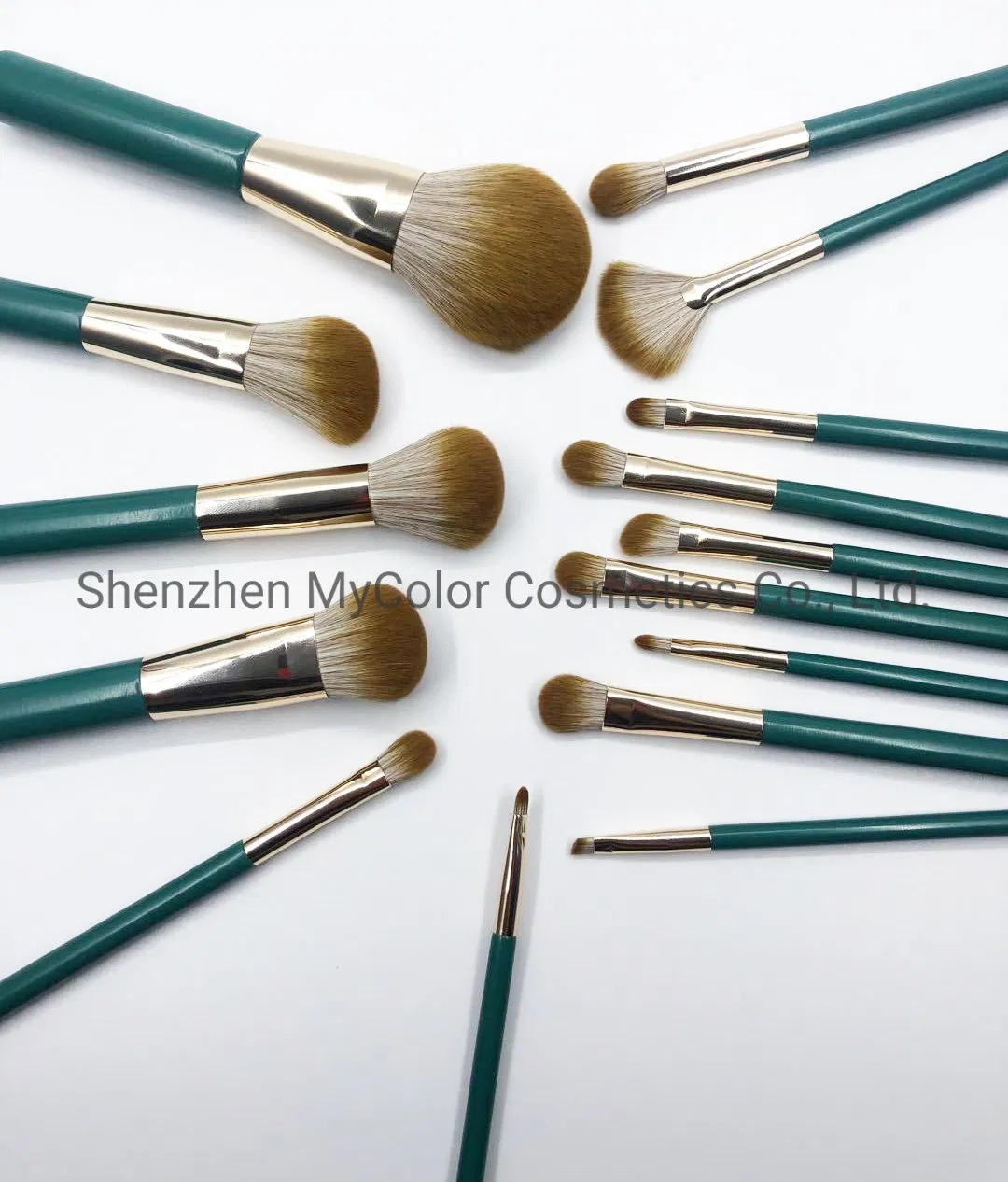 Luxury Makeup Bag Private Logo Kabuki Powder Eyeshadow Blush Makeup Brush Sets