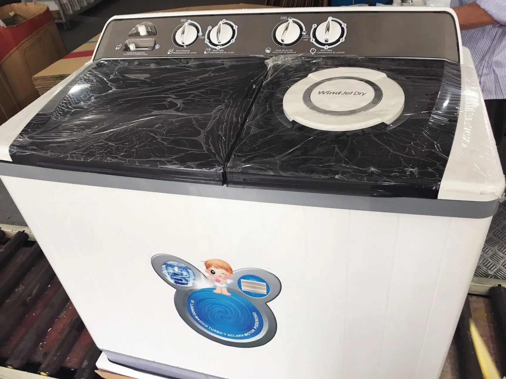 Top Loading Twin Tub Semi-Auto Washing Machine High Quality Low Price