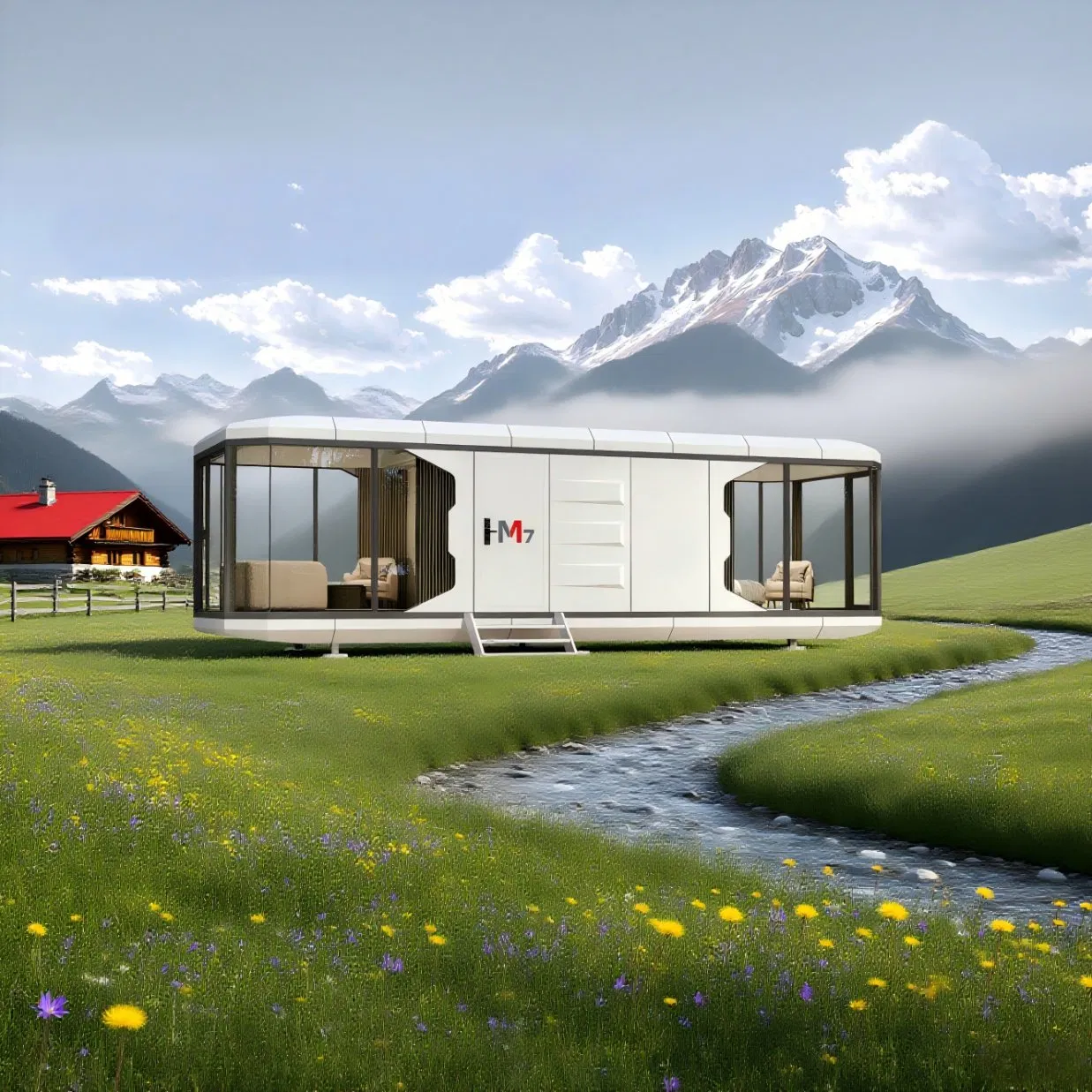 Mobile Aircraft Cabin House Personalized Customization Space Capsule House