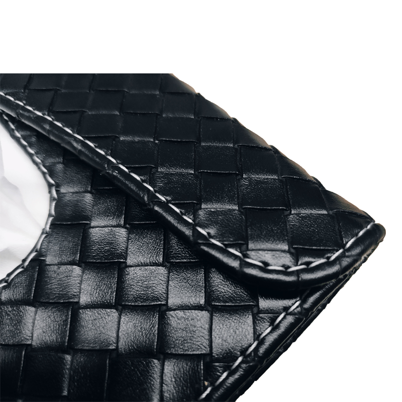 Car PU Leather New Fashion Luxury Magnetic Tissue Holder
