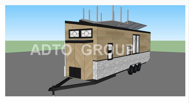 Light Steel Tiny Home Float Home RV for Hotel/Apartment Living