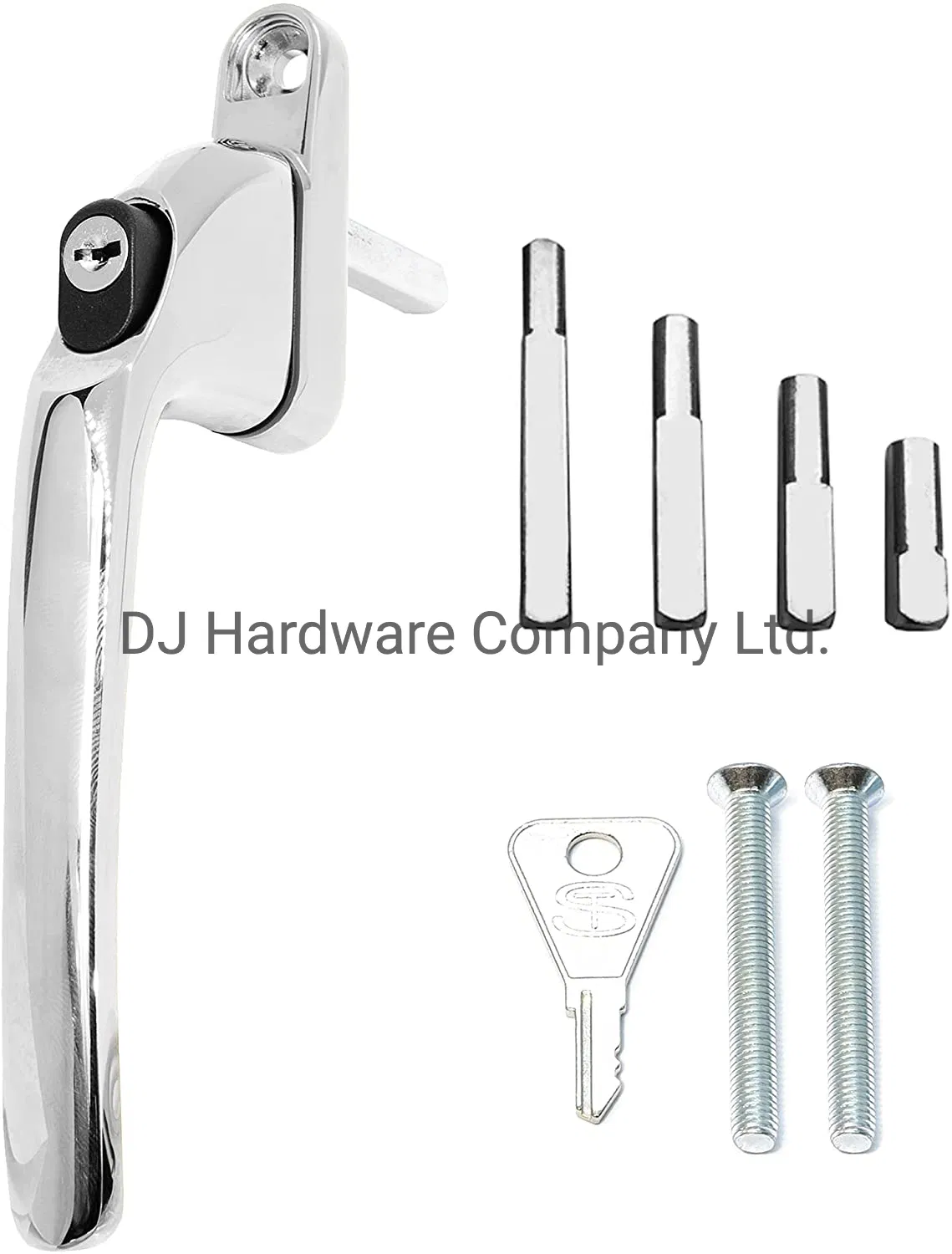 UPVC Universal Inline Lockable Window Handle Spindle Kit