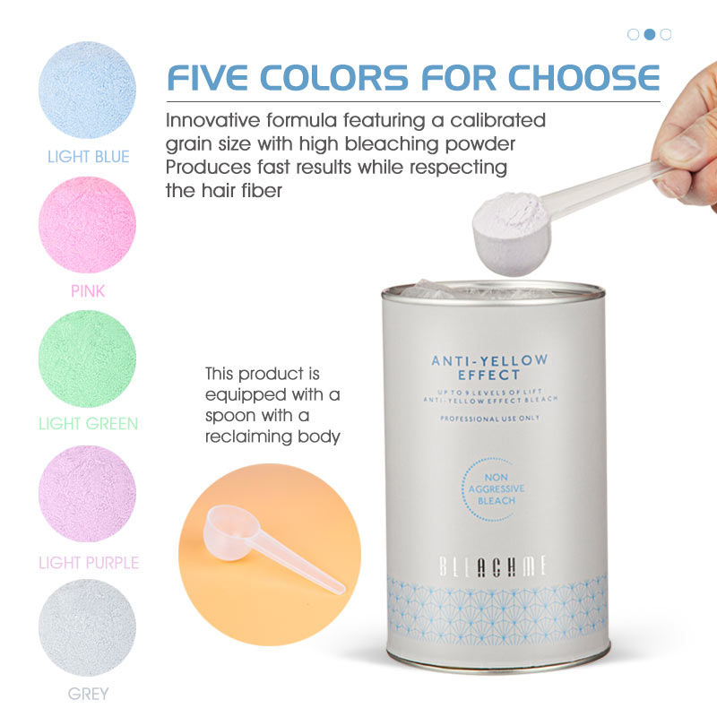 Hair Color Dust Free Hair Bleach Powder for Hair Mild Formulation
