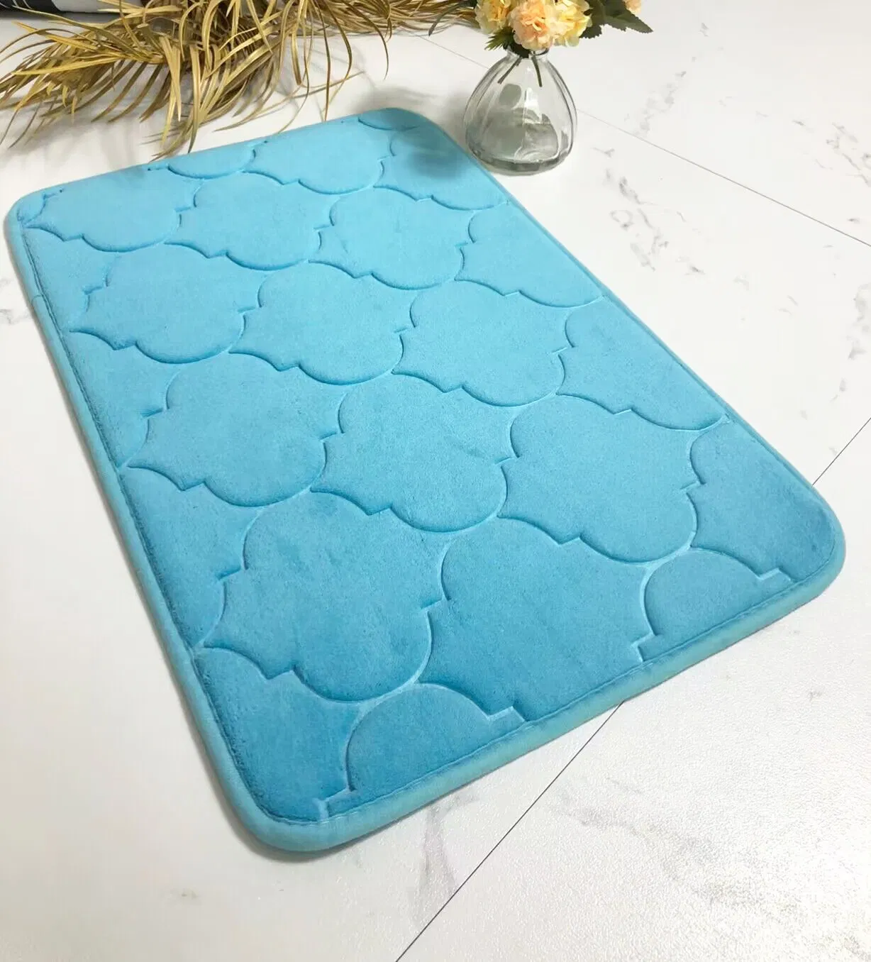 Factory Price Bathroom Non-Slip Foot Mat Doorway Carpet Floor Mat Bath-Mat