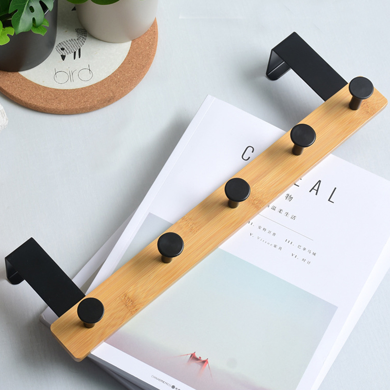 Most Popular Wholesale Bathroom Fittings Home Decor Wooden Bags Golden J Single Robe Hat Towel Key Hanging Handbag Hanger Wall Coat Hooks with Wooden
