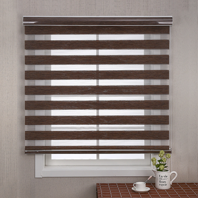 Imitation Linen Zebra Blinds Ready Made Roller Shades Day and Night Roller Blinds Dou Roller Blinds Finished