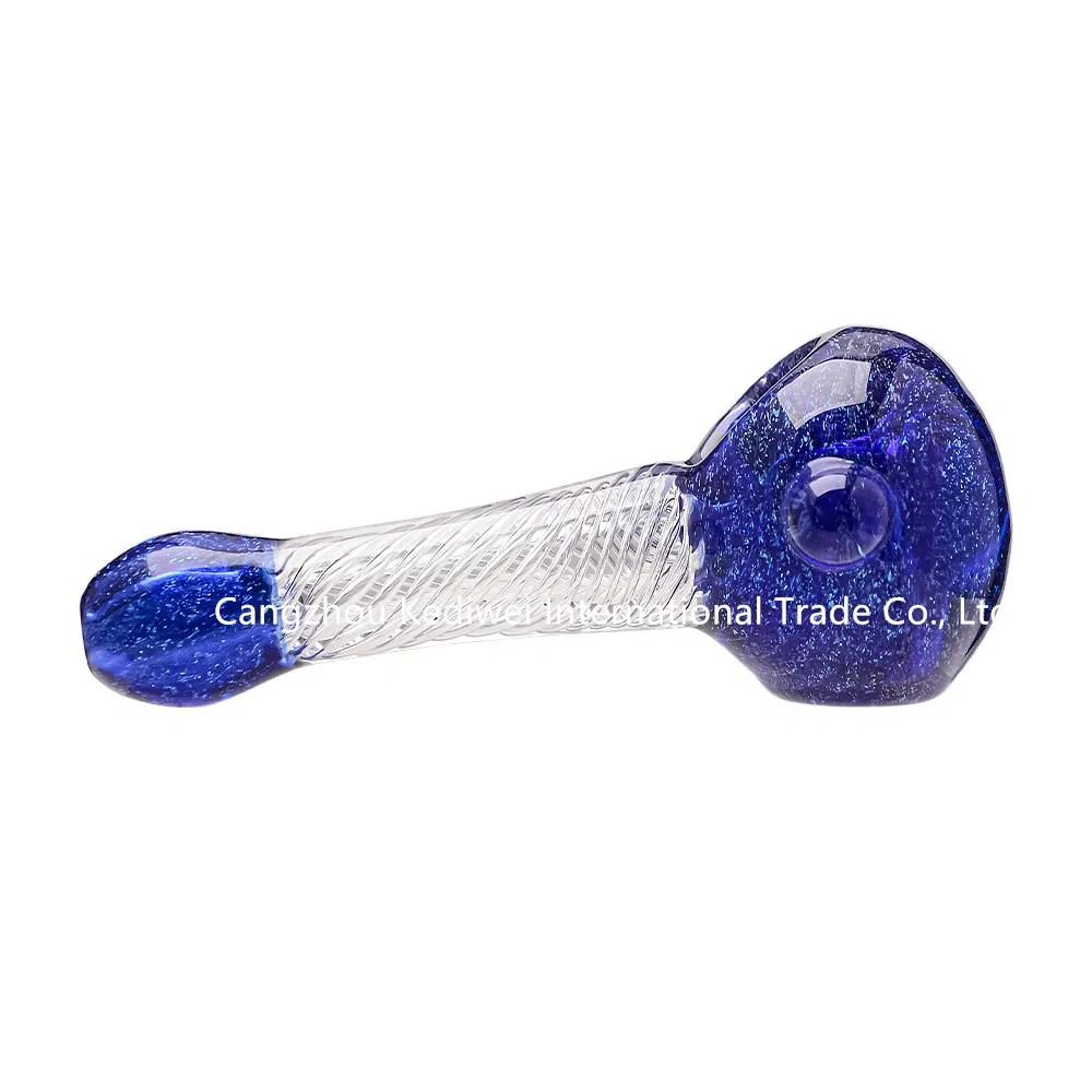 Handblown Dichro Glass Hand Pipe Smoking Pipe Oil Burner Factory Wholesale
