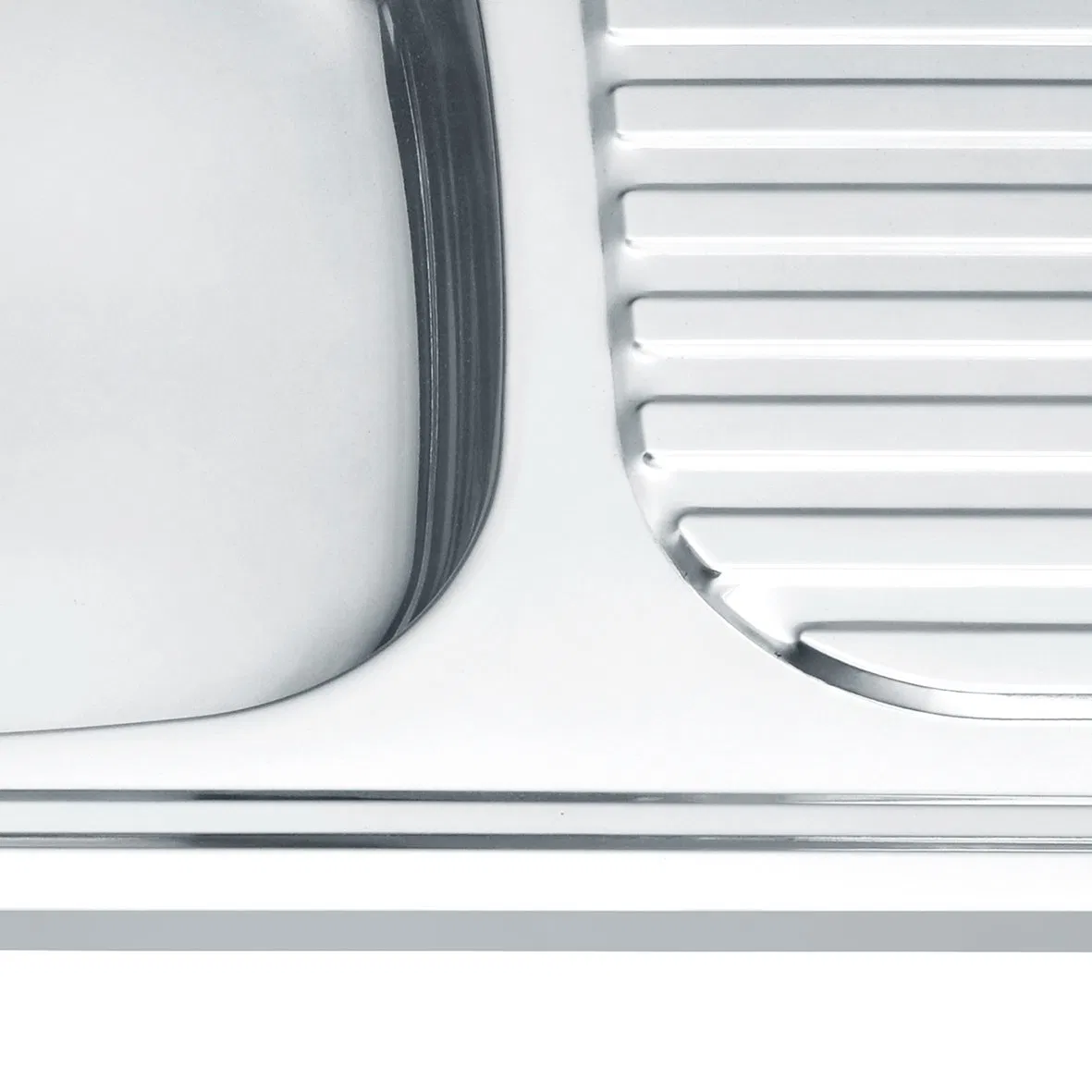 Professional Factory Washing Single Bowl Sink with Plate Farmhouse Sink with Drainboard
