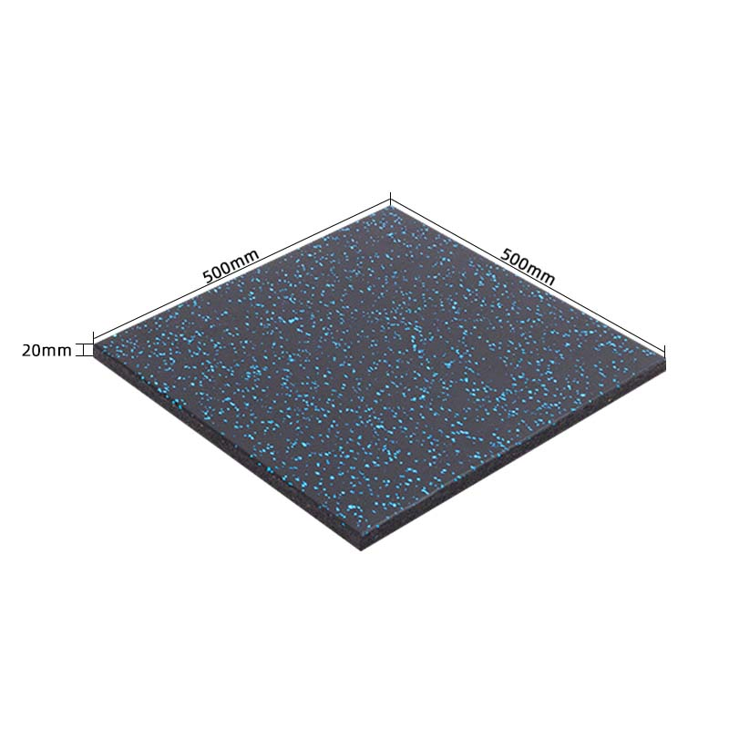 Anti-Slip Customized High Density Non Toxic Gym Rubber Flooring Mat