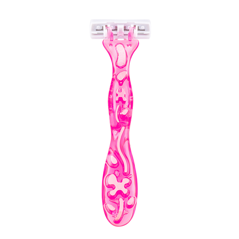 Pearlmax New Triple Blade Disposable Shaving Razor Safety Face Shaving Plastic Razor for Women
