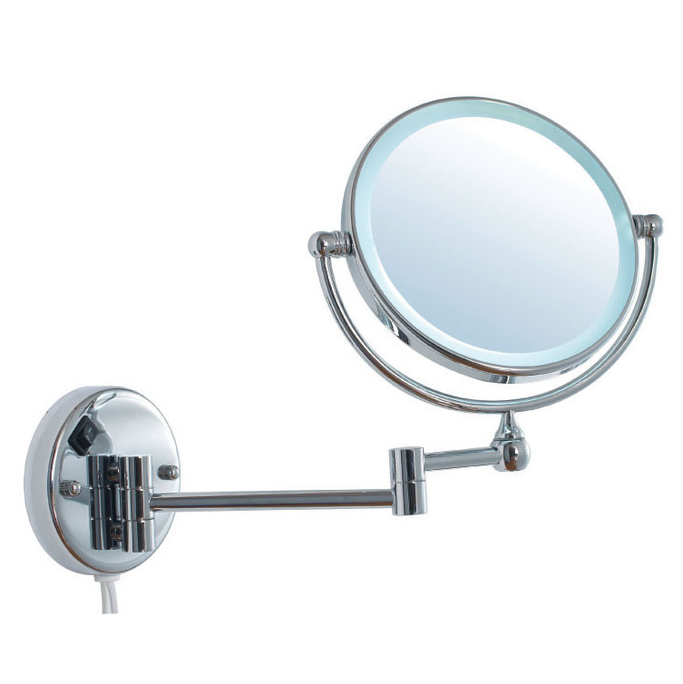 Bathroom Accessories Wall-Mounted Double Side Makeup LED Mirror for Hotel Bathroom