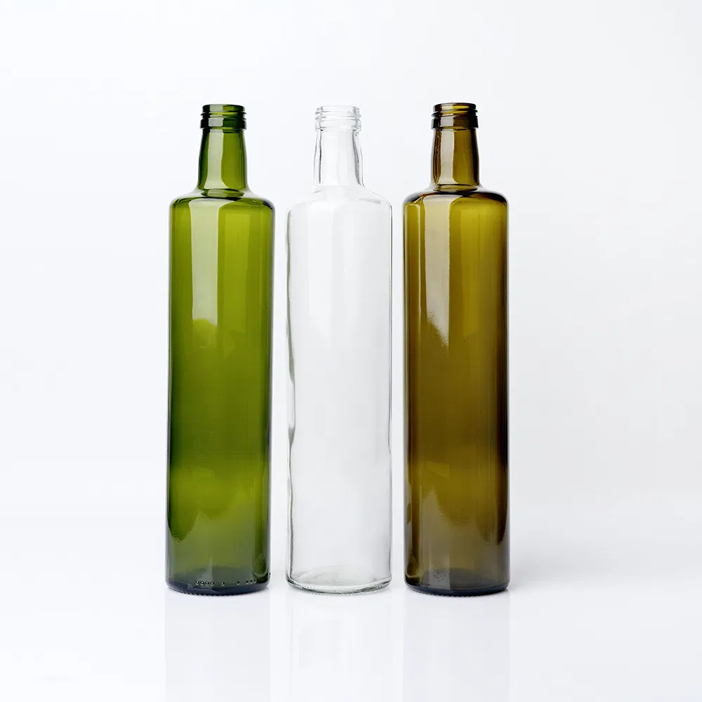 Elegant 500ml Dark Green Marasca Glass Olive Oil Dispenser