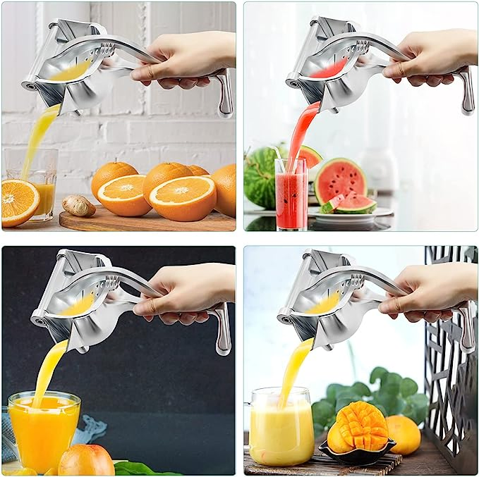 Portable Fruits Juice Extractor Aluminum Alloy Manual Juicer Lemon Squeezer Orange Juicer
