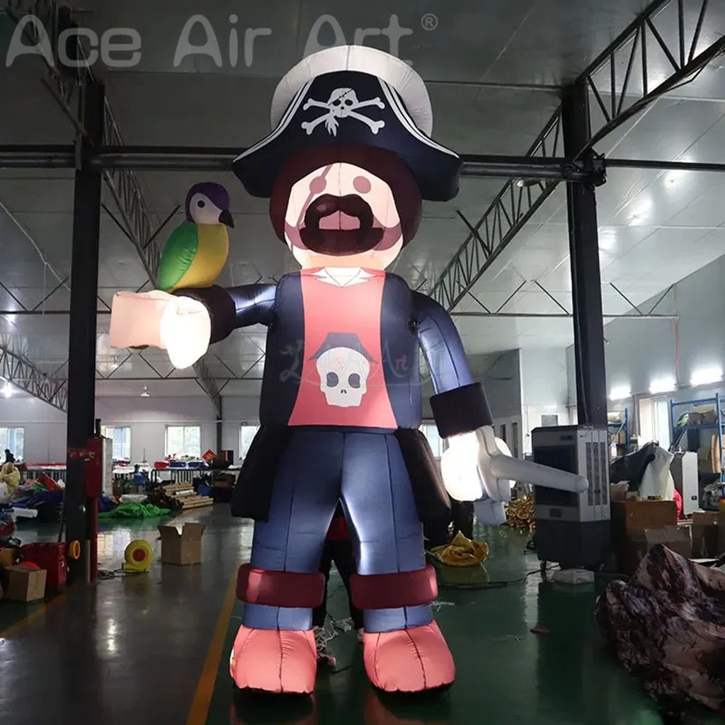 Promotion Giant Inflatable Pirate Cartoon Inflatable Pirate Captain for Advertisement