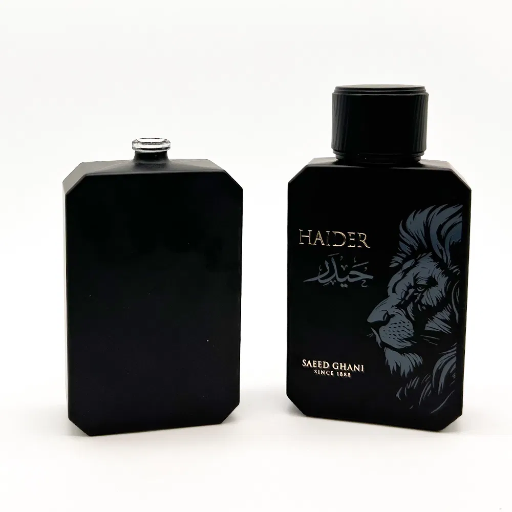 Unparalleled Refillable Perfume Glass Bottle 100ml with Customized Pump Sprayer for Cosmetic