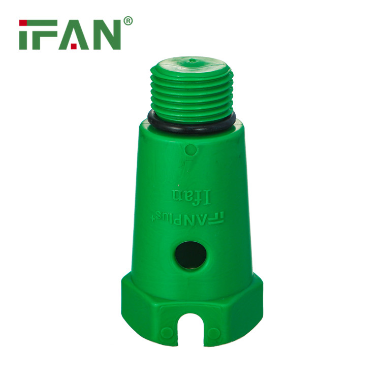 Ifan En 15874 Free Sample PPR Pipe Fitting Plastic Plug PPR Water Pipe Fittings Green PPR Pipe Fittings