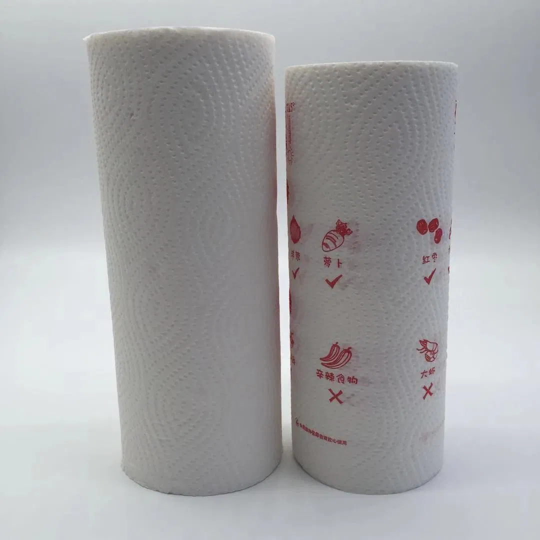 Ulive Good Absorbent 90s White 2ply Embossed Disposable Kitchen Paper Towel