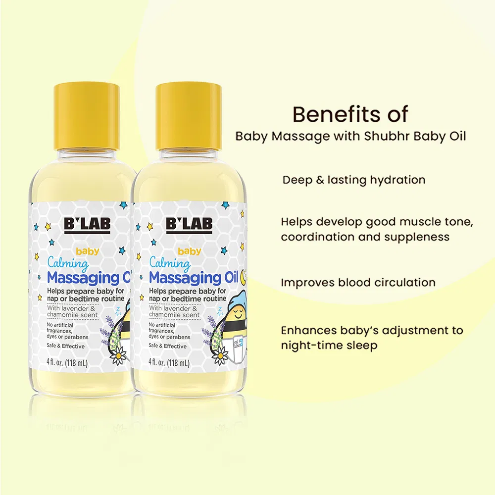 OEM ODM Chamomile and Lavender High Water Lock Baby Calming Massage Oil