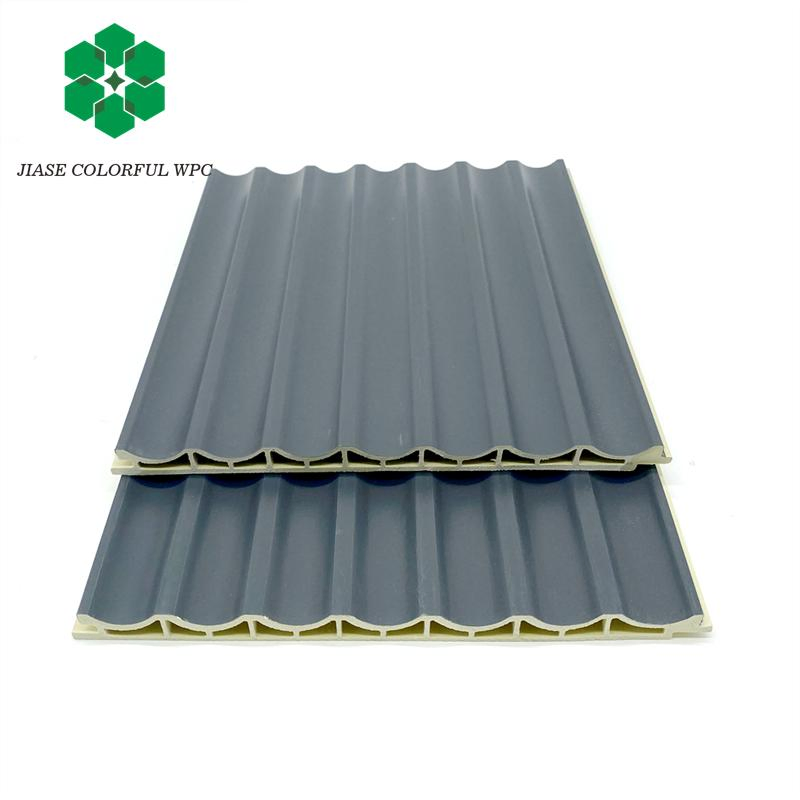 Interior Internal Indoor Metal Decorative Insulated Insulating Wood Wall Covering Price in India WPC Strip Flute Wave Wall Panels