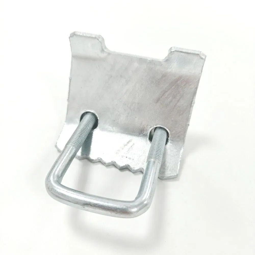 Strut Channel Fitting Pipe Clamp with Rubber Bracket Galvanized Carbon Steel