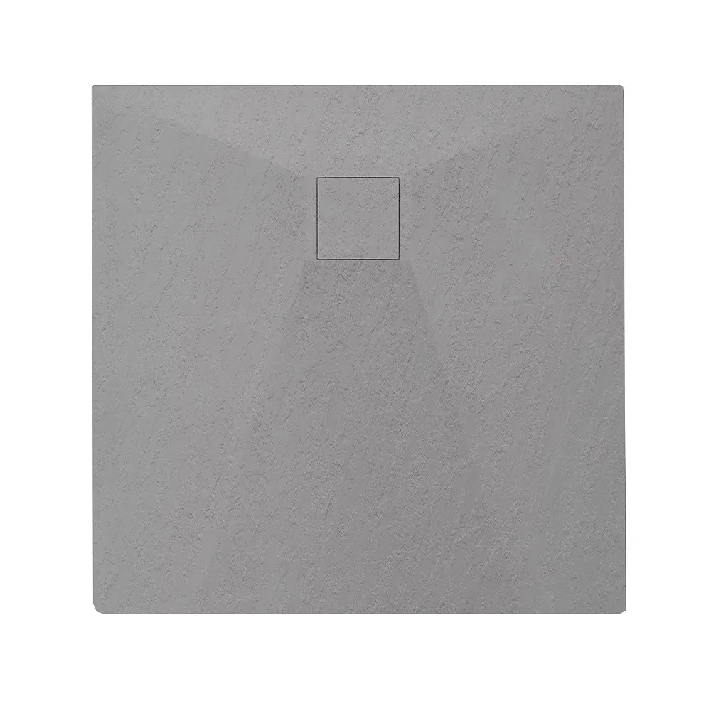 Wholesale Left/Right Quick Drain Matt Texture Surface 800*800mm White SMC Square Shower Tray