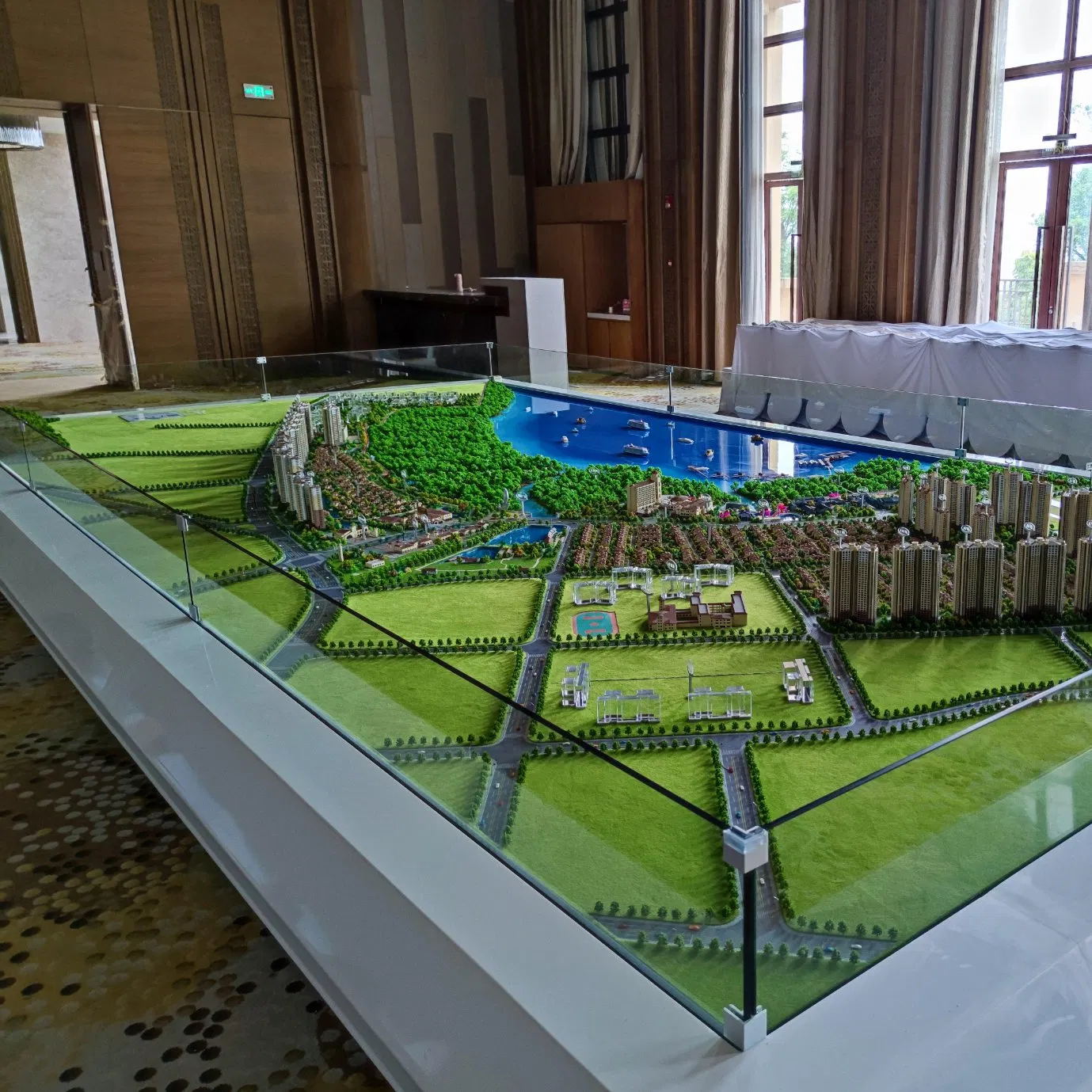 3D High-Quality Comprehensive Planning Sand Table Model for Residential Apartments