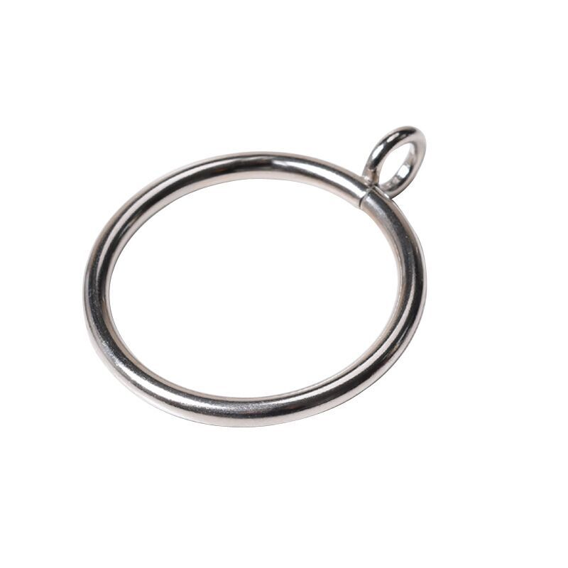 2-Inch Large Stainless Steel Curtain Round Rings with Eyelets