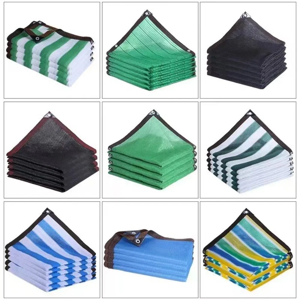 Black Green PE Plastic Vegetable Sun Shade Sails & Nets Privacy Screen Netting for Agricultural Agro Greenhouse Shading