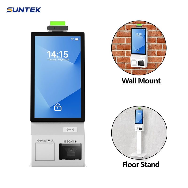 Suntek Restaurant Ordering Machine Self Service Self Terminal Checkout Payment Kiosk Tabletop Kiosk