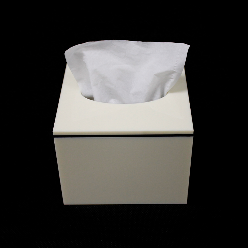 Hotel Rooms Paper Acrylic Towels Storage Boxes Hotel Tissue Paper Napkin Box